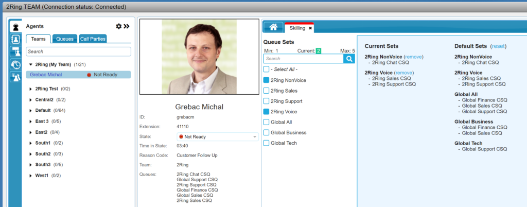 Skilling in UCCX, UCCE, Packaged UCCE