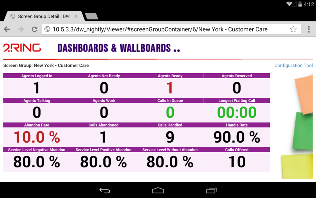Detail of Screen Layout