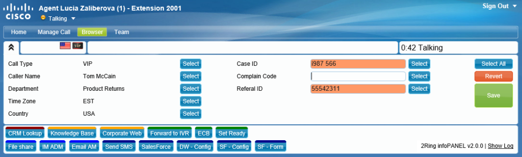 Agent State Thresholds