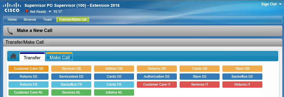 2Ring Phone Services in Cisco Finesse
