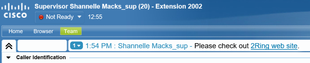 Enhanced Message Ticker