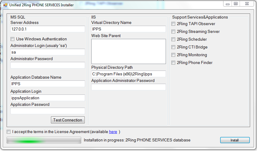 2Ring Phone Services Installer