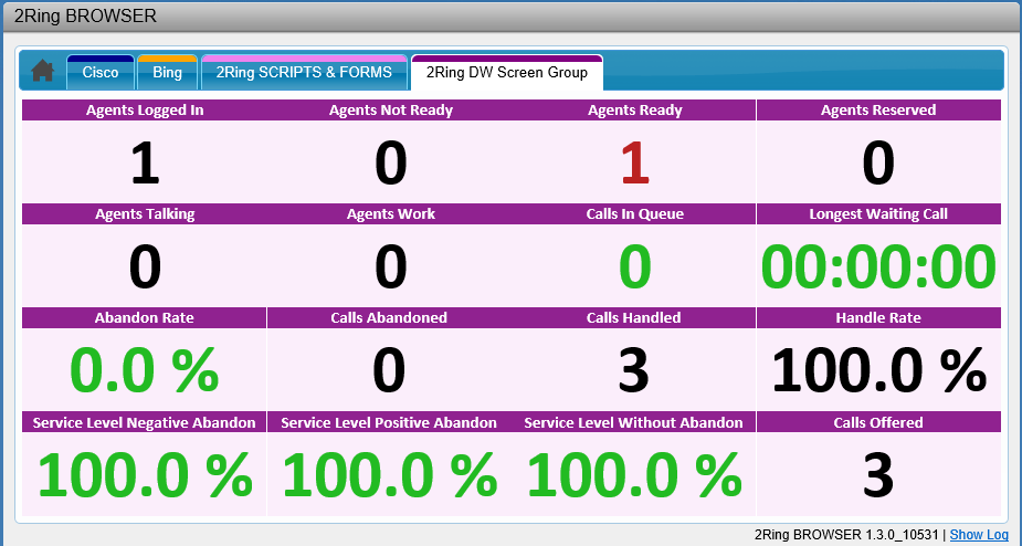 2Ring Browser Gadget in Cisco Finesse