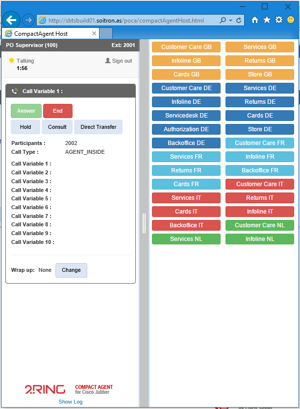 IPPS functionality in Cisco Finesse