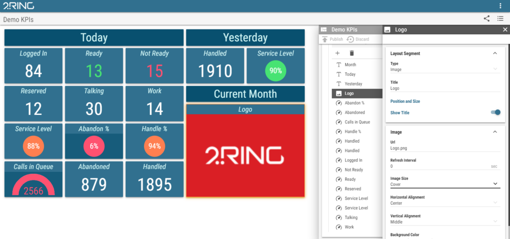 Titles in Layout Segments