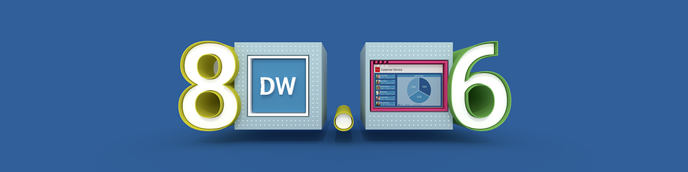 Dashboards & Wallboards v8.6 Release Graphic