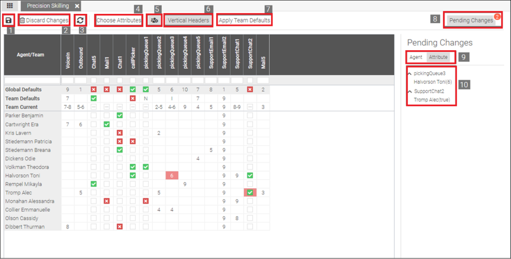 UCCX Precision Skilling Application