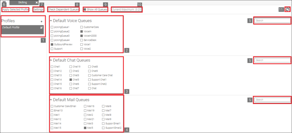UCCX - Queue Skilling from Team's Profile
