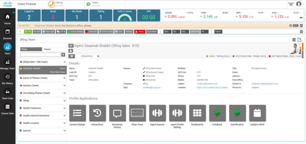 Use Native Cisco Finesse Tools