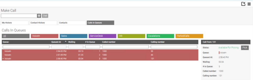 Call Picking (UCCX only