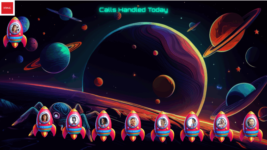 Gamification rocket theme leaderboard