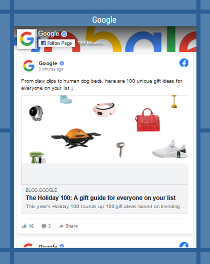 Example of Facebook Feed Integration